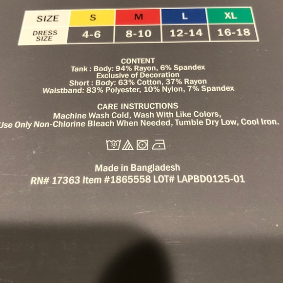 DKNY Tank & Short Set - Picture 6 of 7